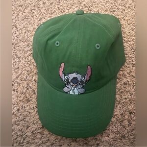 Disney Stitch Adjustable Cap Hat Size‎ Adult Green